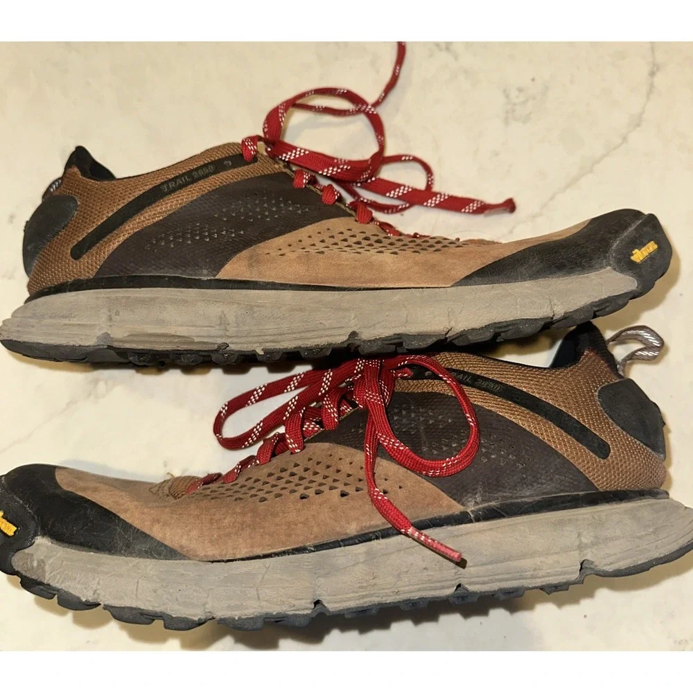 Danner Trail 2650 Men's Trail Hiking Shoe Brown Red Vibram 11.5 Gorpcore
